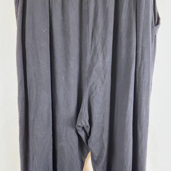 Daily Practice Jogger Pants L Blue-Black Elastic Waist Pockets Oversized - Picture 7 of 9
